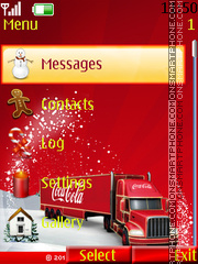 Merry chritmas cola tema screenshot