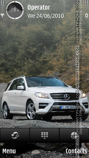 Mercedes ml theme screenshot