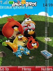 Скриншот темы Angry Birds 13