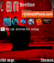 Red Diablo tema screenshot