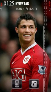 Cristiano Ronaldo tema screenshot