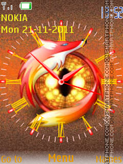 Firefox Clock 01 tema screenshot