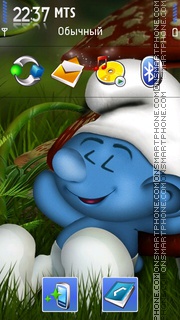 Smurf 01 tema screenshot