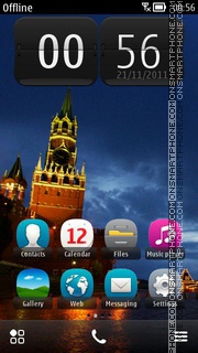 Capture d'écran Moscow Kremlin thème