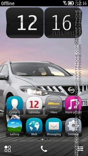 Nissan Murano Diesel tema screenshot