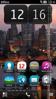 Pittsburgh tema screenshot