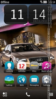 Audi A8 04 theme screenshot