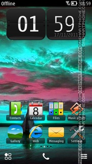 Nature 5801 theme screenshot