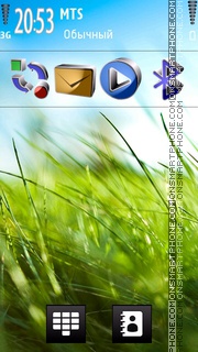 Green Grass Hd tema screenshot