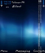 Black Blue theme screenshot