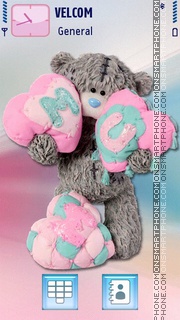 Teddy bear tema screenshot