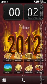 Golden New Year es el tema de pantalla