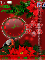 Holiday colors theme screenshot