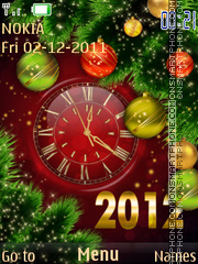 New year es el tema de pantalla