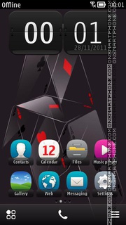 Glass Aces tema screenshot