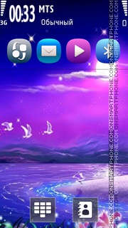 Purple 03 tema screenshot