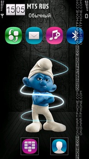 Smurf 02 theme screenshot