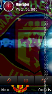 Manchester united tema screenshot