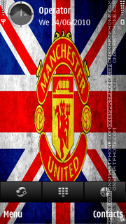Capture d'écran Manchester united uk thème