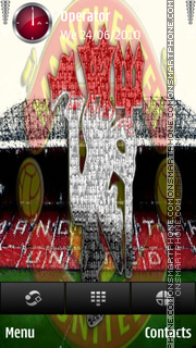 Manchester united old traford theme screenshot