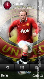 Wayne Rooney theme screenshot