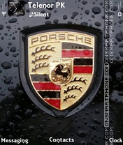 Capture d'écran Porsche Emblem thème