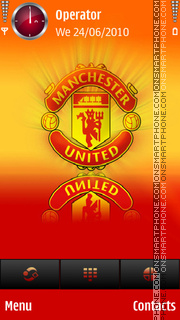 Manchester united tema screenshot