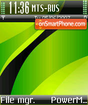 Green Power Theme-Screenshot