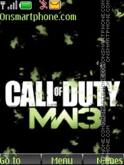 Capture d'écran Call Of Duty Mw3 02 thème