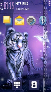 Fairyland Tiger tema screenshot