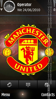 Man utd theme screenshot