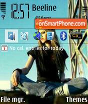 Avril 01 theme screenshot