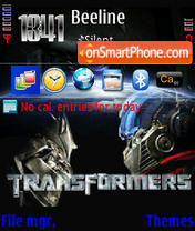 Capture d'écran Transformers 02 thème