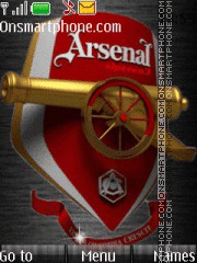 Capture d'écran Arsenal Club thème