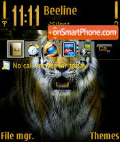 Capture d'écran Tiger 04 thème