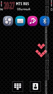 Magenta Black Theme-Screenshot