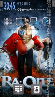 Ra One theme screenshot