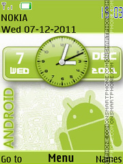 Capture d'écran Android V1 thème