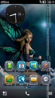 Moon Fairy 04 tema screenshot