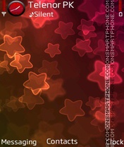 Red stars theme screenshot