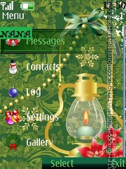 Christmas Light CLK theme screenshot