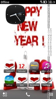 Happy New Year 2022 tema screenshot