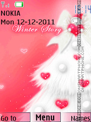 Winter Love 02 tema screenshot