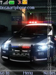 Bmw Nfs Police tema screenshot