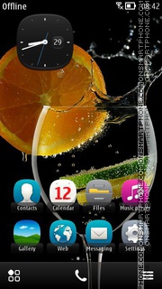 Cocktail with Lime tema screenshot