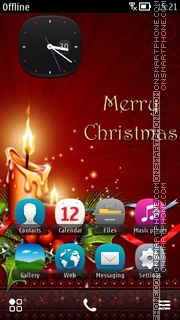 Merry Christmas 2017 tema screenshot