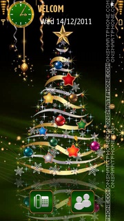 Christmas tree tema screenshot