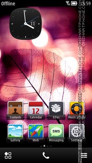 Digital Leaf Theme tema screenshot