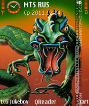 Capture d'écran Green-Dragon thème