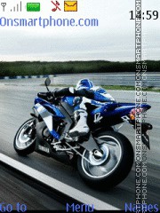 Capture d'écran Yamaha Bike thème